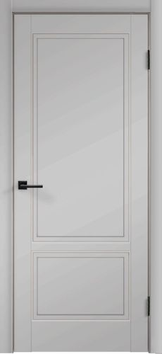 Межкомнатная дверь Айова эмаль 60x200, серая, изображение