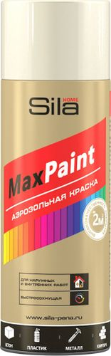 Эмаль аэрозольная SILA Home Paint бежевая (RAL 1001) универсальная 520 мл, картинка