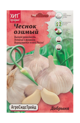 Чеснок Аст Добрыня, 450г, крупный план