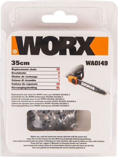 Цепь для пилы WORX 63 звена 35см, wa0149 wg384e, детальное фото