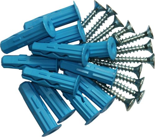 Дюбель универсальный ЕВРОПАРТНЕР MULTI Plug 8x32 мм с шурупом 4,5х50 мм цинк 8 шт, вид