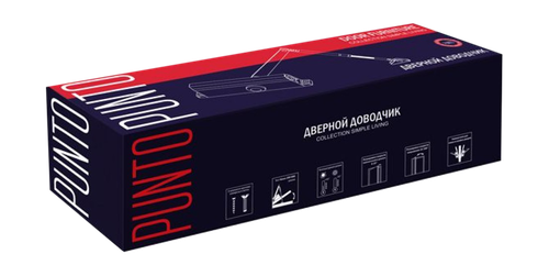 Доводчик дверной PUNTO SD-2020 45 кг черный, картинка