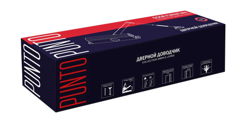 Доводчик дверной PUNTO SD-2030 55 кг черный, вид