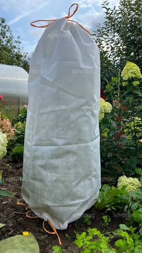 Укрытие зимнее чехол для укрытия растений спанбонд 55г/м2, h=1,5м с уф- цилиндр (1шт/упак), детальное фото