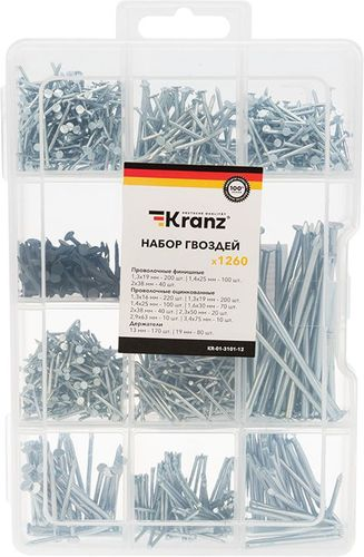 Набор гвоздей (1260 шт/уп) Kranz, вид