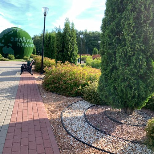 Бордюр садовый Канта Про (KANTA PRO Standartpark) черный 10х0,03х0,15 м, детальное фото