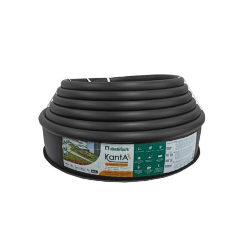 Бордюр садовый Канта Про (KANTA PRO Standartpark) черный 10х0,03х0,15 м, вид