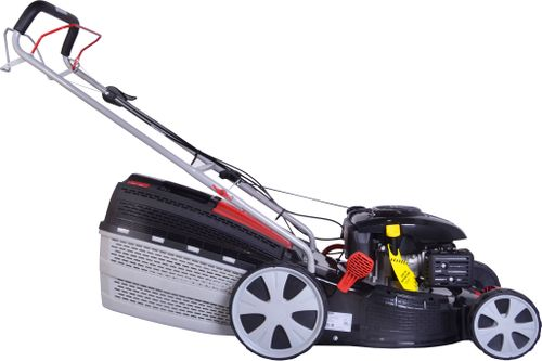 Газонокосилка бензиновая GEOS 213142 Classic 46 SP-K Plus 3,30 л.с. 46 см, крупный план