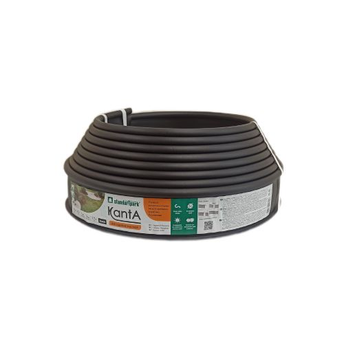 Бордюр садовый Канта (KANTA Standartpark) черный 10х0,016х0,1 м, картинка
