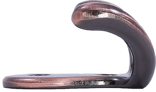 Крючок мебельный Larvij LK0201CU двойной медный, вид