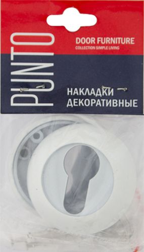 Накладка под цилиндр PUNTO ET TL WH-19 белый, фото