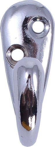Крючок мебельный Larvij LK0101CH одинарный хром, вид