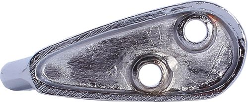Крючок мебельный Larvij LK0101CH одинарный хром, фото
