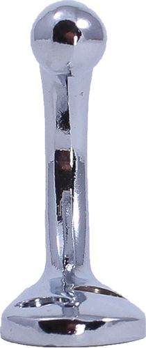 Крючок мебельный Larvij LK0101CH одинарный хром, вид