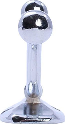 Крючок мебельный Larvij LK0405CH Английский двойной хром, изображение