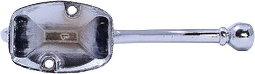 Крючок мебельный Larvij LK0405CH Английский двойной хром, фотография
