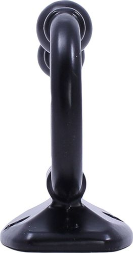 Крючок мебельный Larvij LK0405BL Английский двойной черный, фотография