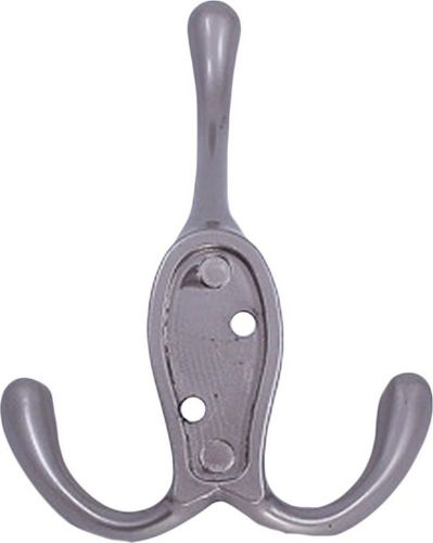 Крючок мебельный Larvij LK0301NI тройной никель, картинка