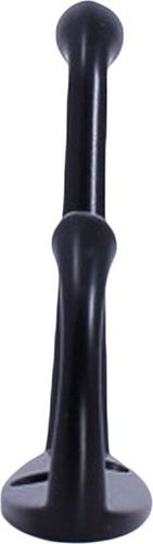 Крючок мебельный Larvij LK0401BL двойной черный, детальное фото