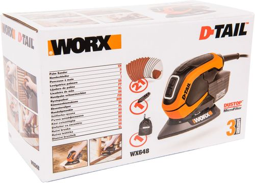 Шлифмашина угловая Worx WX648, крупный план