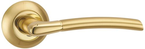 Дверная ручка PUNTO ARDEA TL SG/GP-4 матовое золото/золото, картинка