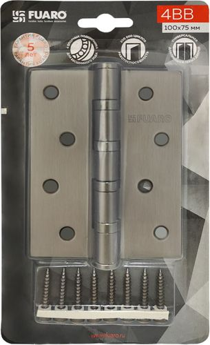 Петля универсальная FUARO 4BB/BL 100x75x2,5 GR, фотография