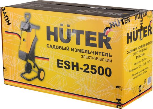 Измельчитель садовый электрический HUTER 2500Вт, ESH-2500, картинка