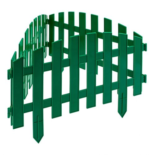 Забор декоративный "Винтаж", 28х300 см, зеленый, Россия// Palisad, фото