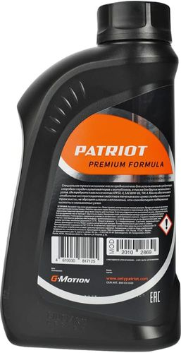 Масло трансмиссионное PATRIOT G-Motion Gear 80W-85, синтетическое, 1л, крупный план