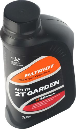 Масло для двухтактных двигателей PATRIOT G-Motion Garden, минеральное, 1л, крупный план