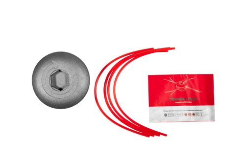 Катушка для триммера P.I.T. Паук алюминиевая 28см 3мм, изображение