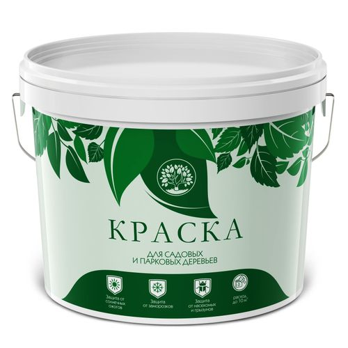 Краска  для садовых и парковых деревьев 3 кг, картинка