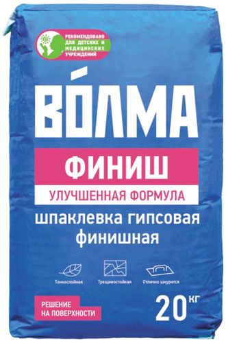 Шпаклевка финишная гипсовая Волма 20 кг, фото