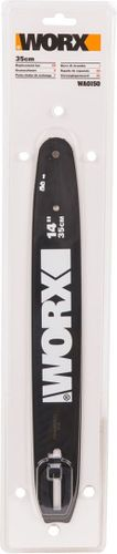 Шина для пилы WORX 35см, wa0150 wg384e, крупный план