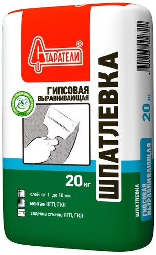 Шпатлевка гипсовая Старатели Выравнивающая белая 20 кг, фото