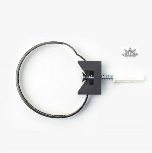 Стяжка для труб и кабеля ЕВРОПАРТНЕР PRNT D16-32 L25 см черная 10 шт, фотография