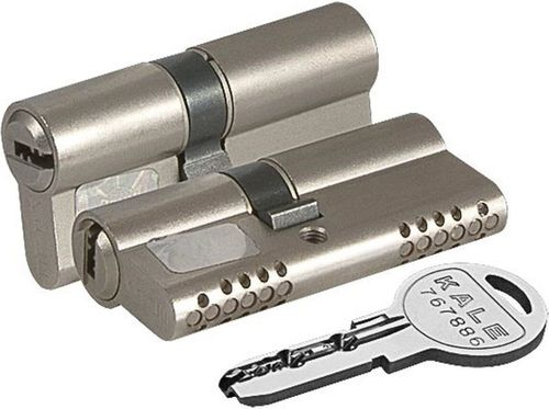 Цилиндр Kale Kilit 164 20751 OBS SNE/80 мм (35+10+35) ключ/ключ никель, вид