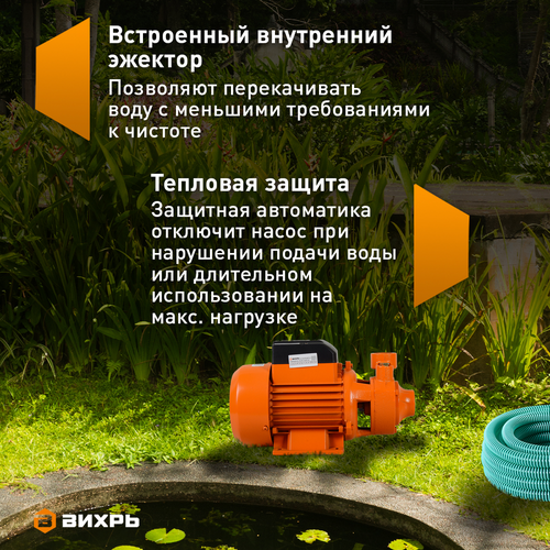 Насос поверхностный ВИХРЬ 650Вт, ПН-650, картинка