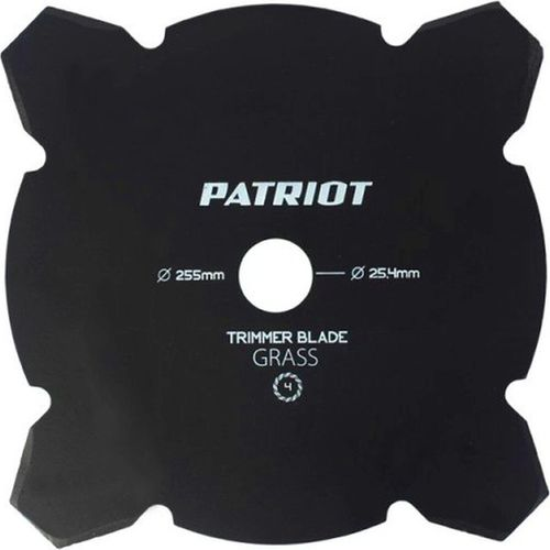 Нож для триммера PATRIOT 255x25,4мм, TBM-4, фото