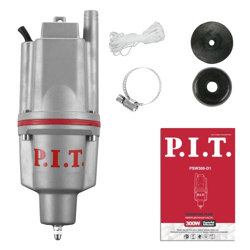 Насос вибрационный P.I.T. PSW300-D1 300Вт 80 м, картинка