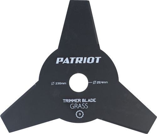 Нож для триммера PATRIOT 230x25,4мм, TBS-3P, фото
