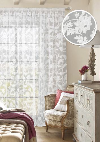 Штора на тесьме "Gardenia" ширина 300 см высота 265 см., фотография