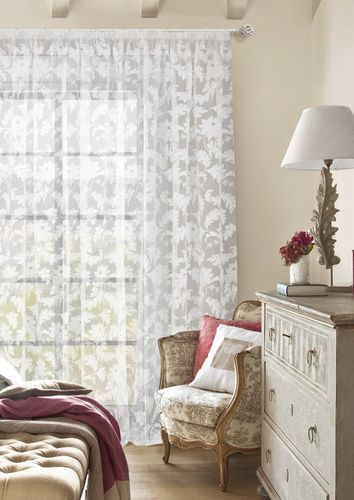 Штора на тесьме "Gardenia" ширина 300 см высота 265 см., фотография