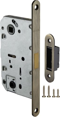 Дверная защелка FUARO 100x22x20 мм металл бронза, картинка