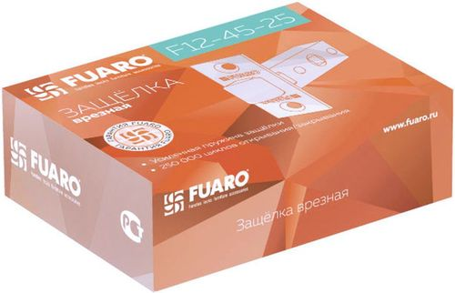 Дверная защелка FUARO PLASTIC P12-45-25 BL-24 пластик, детальное фото