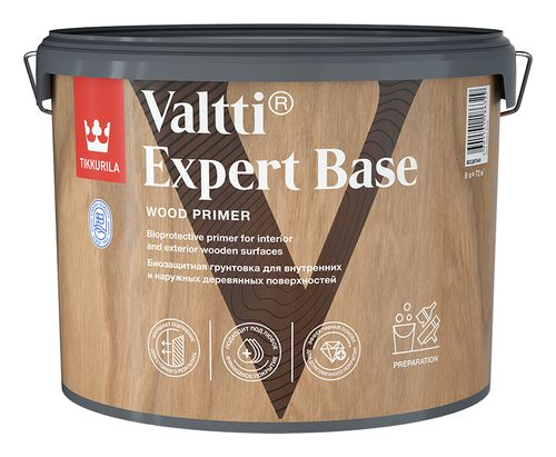 Пропитка Tikkurila/Tikkivala Valtti Expert Base 9 л, крупный план