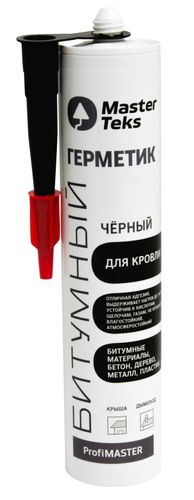 MasterTeks PM герметик битумный для кровли 260 мл черный, фото