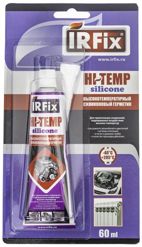 Герметик силиконовый высокотемпературный IRFIX HI-TEMP 60 мл, фотография