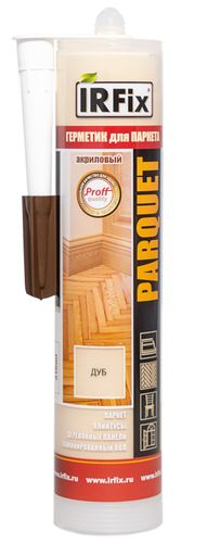 Акриловый герметик для паркета IRFIX PARQUET 310 мл "Дуб", детальное фото