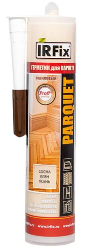 Акриловый герметик для паркета IRFIX PARQUET 310 мл "Сосна", вид